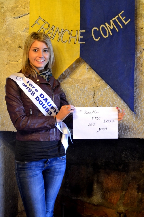 Jessy SERGENT : 1ère dauphine de Miss DOUBS 2012