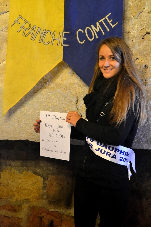 Alison JOBLOT : 1ère dauphine de Miss JURA 2012