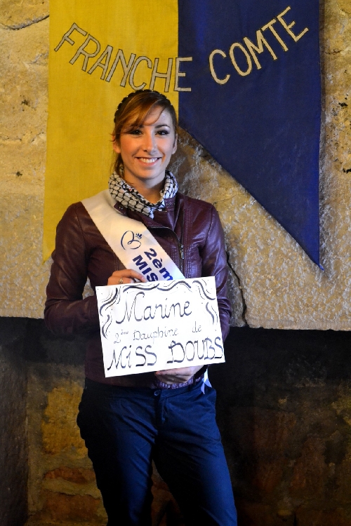 Marine VUILLAUME : 2ème dauphine de Miss Doubs 2012