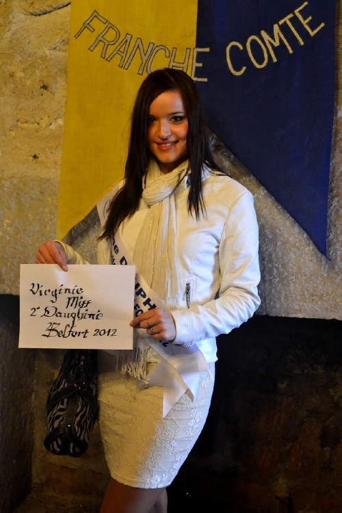 Virginie GODELAR : 2ème dauphine de Miss Terr de Belfort 2012